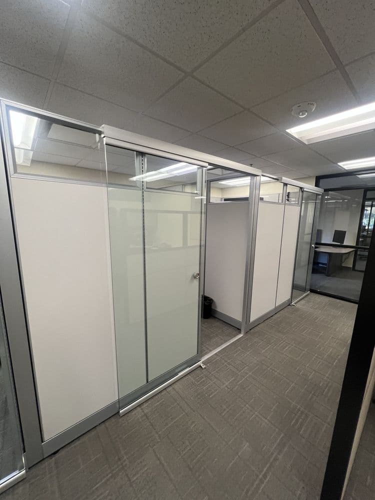 Another enclosed cubicle workspace